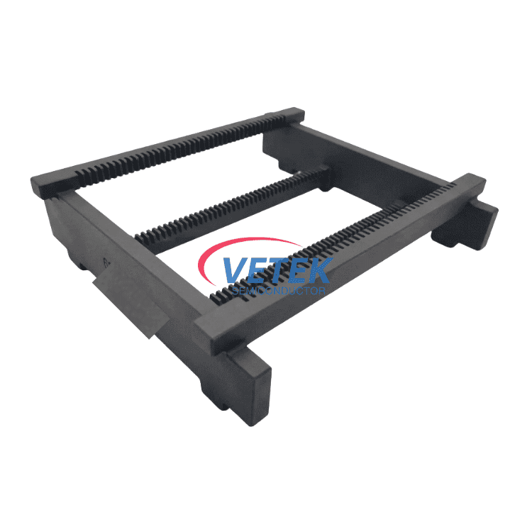 Łódka waflowa o wysokiej czystości pokryta CVD SiC