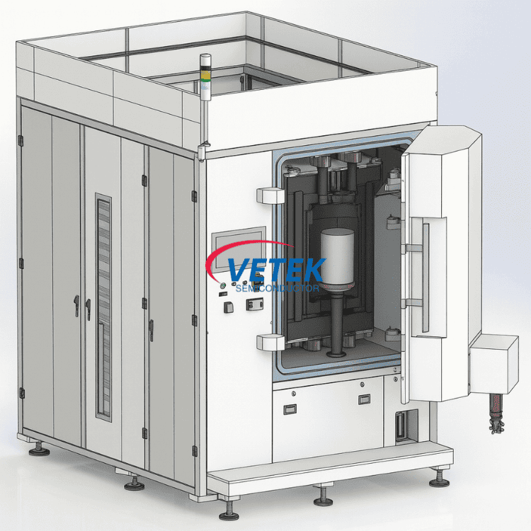 Wielkogabarytowy piec do wzrostu kryształów SiC z ogrzewaniem oporowym